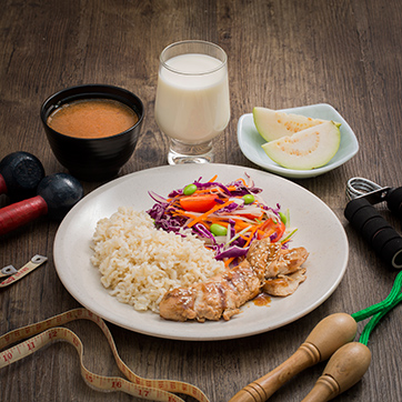 Bon Appetite with Healthy Teriyaki Chicken Set