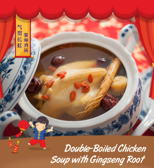 Chicken Soup with Ginseng Root