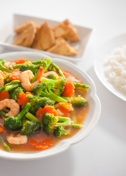 Mixed Vegetables with Sweet and Sour Gravy