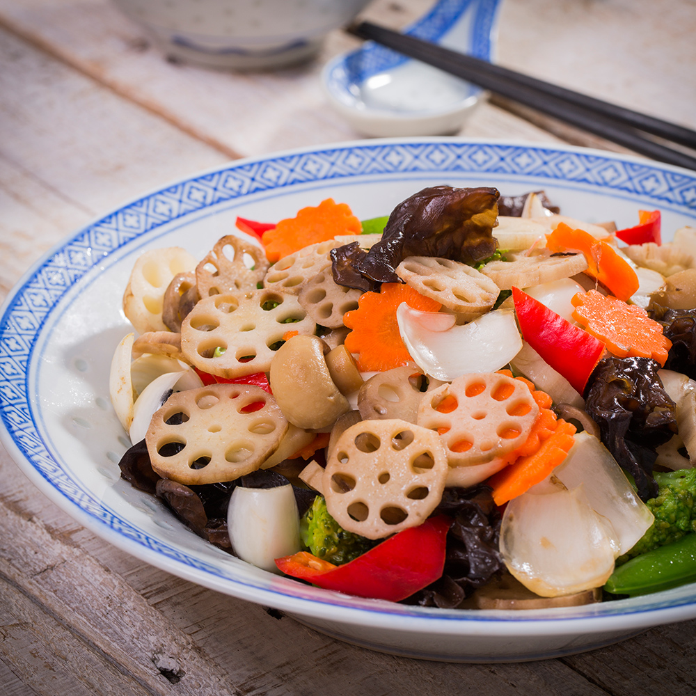 Crispy Stir-Fry Vegetable Lotus Root Recipe Chinese Style