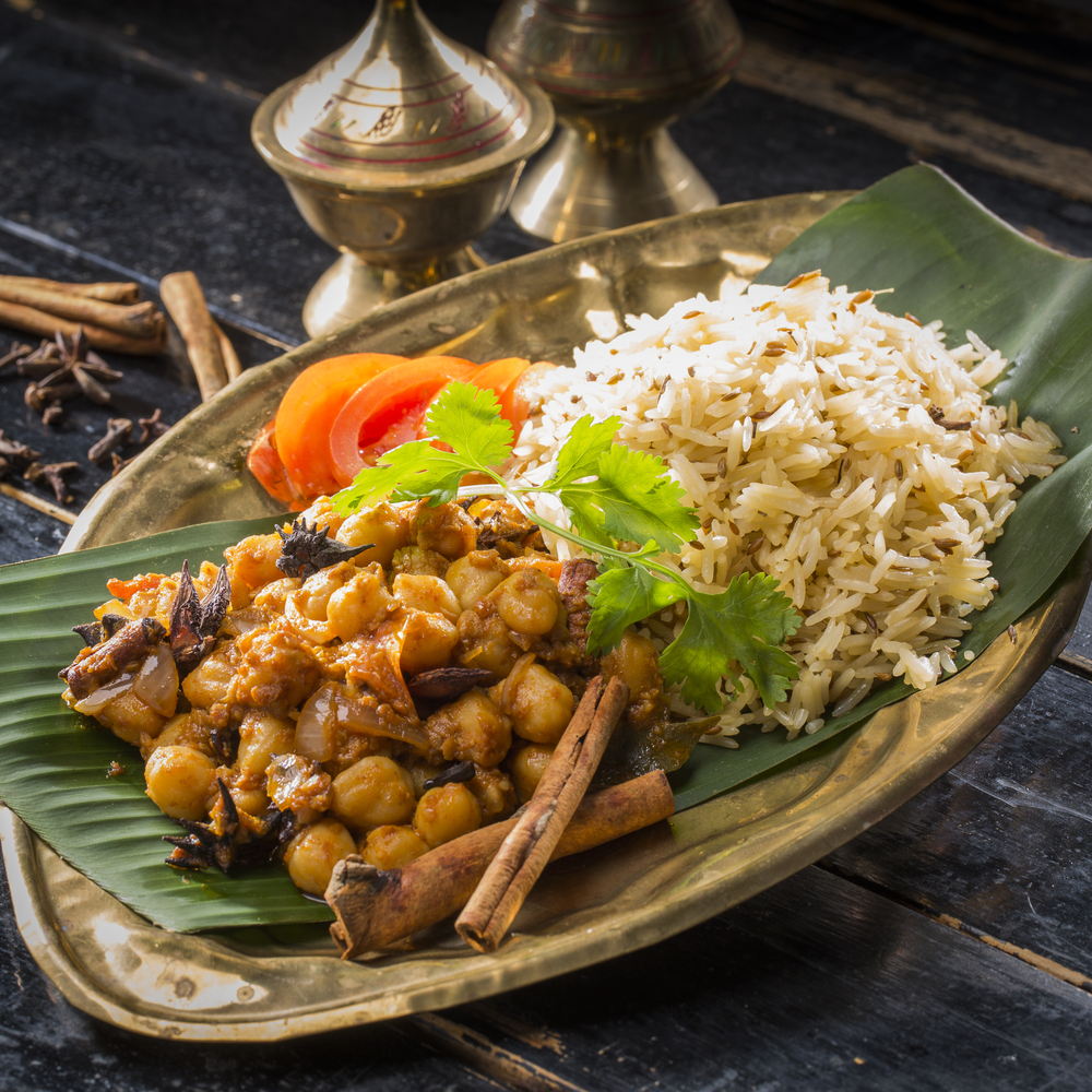 Best Chole Masala with Jeera Rice Recipe