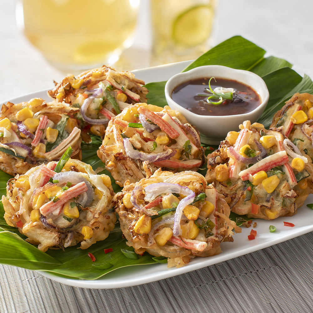 Crab and Corn Fritter