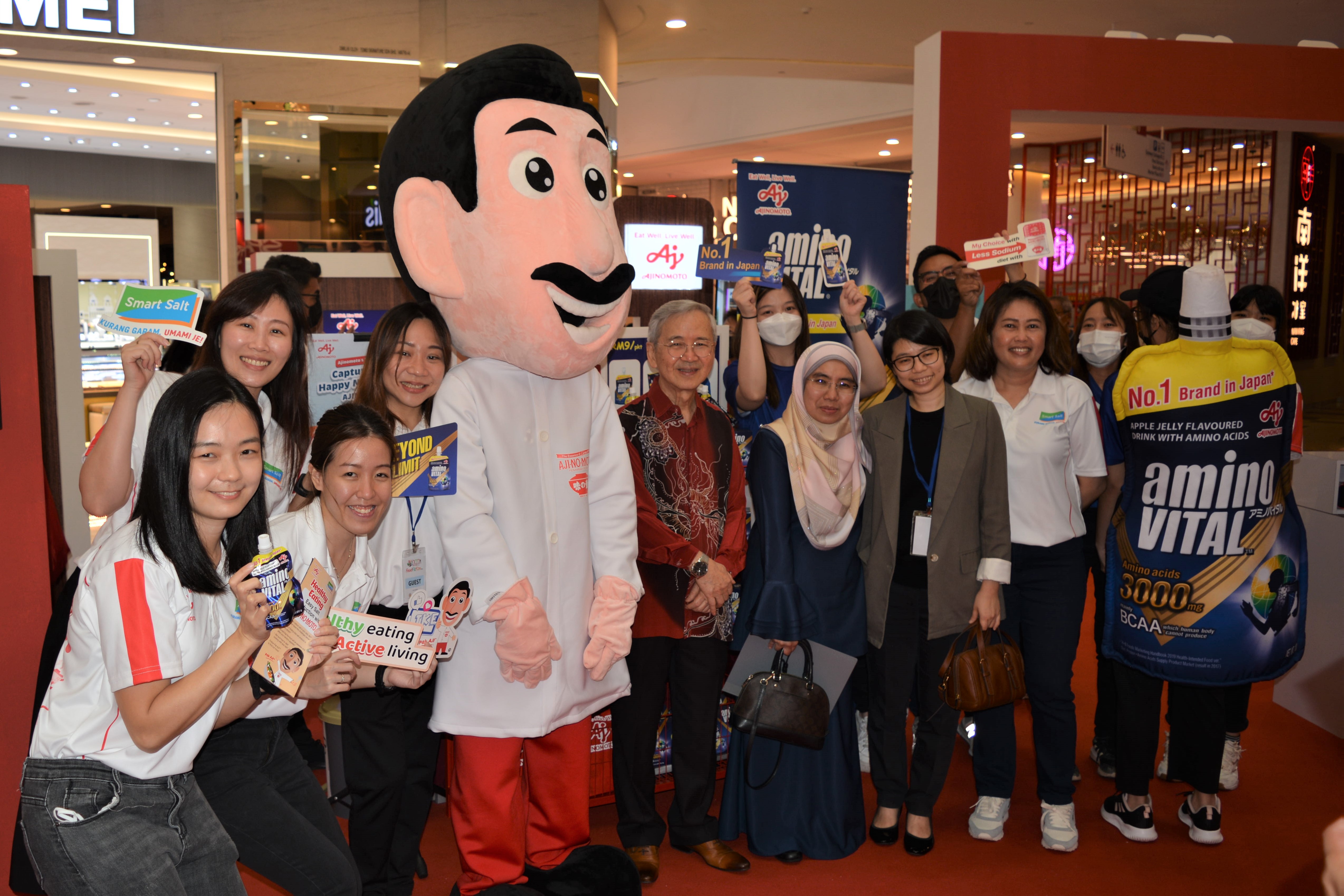 Ajinomoto Malaysia Promotes “Eat Healthy, Live Active” to Malaysians at NMM 2023