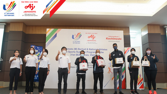 Ajinomoto (M) Berhad Collaborates with National Athletes in Sports Nutrition Program as the Preparation of the 31st SEA Games, Vietnam