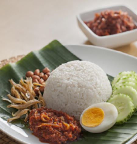 Malaysian's all time favourite dish - Nasi Lemak 